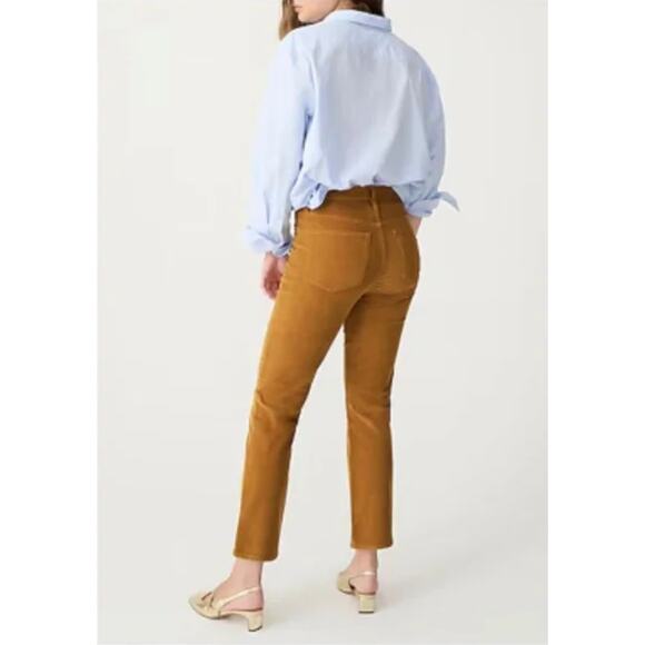 NWT J Crew Golden Brandy Vintage Slim Straight Corduroy Pants 32 / 12 - Picture 7 of 16